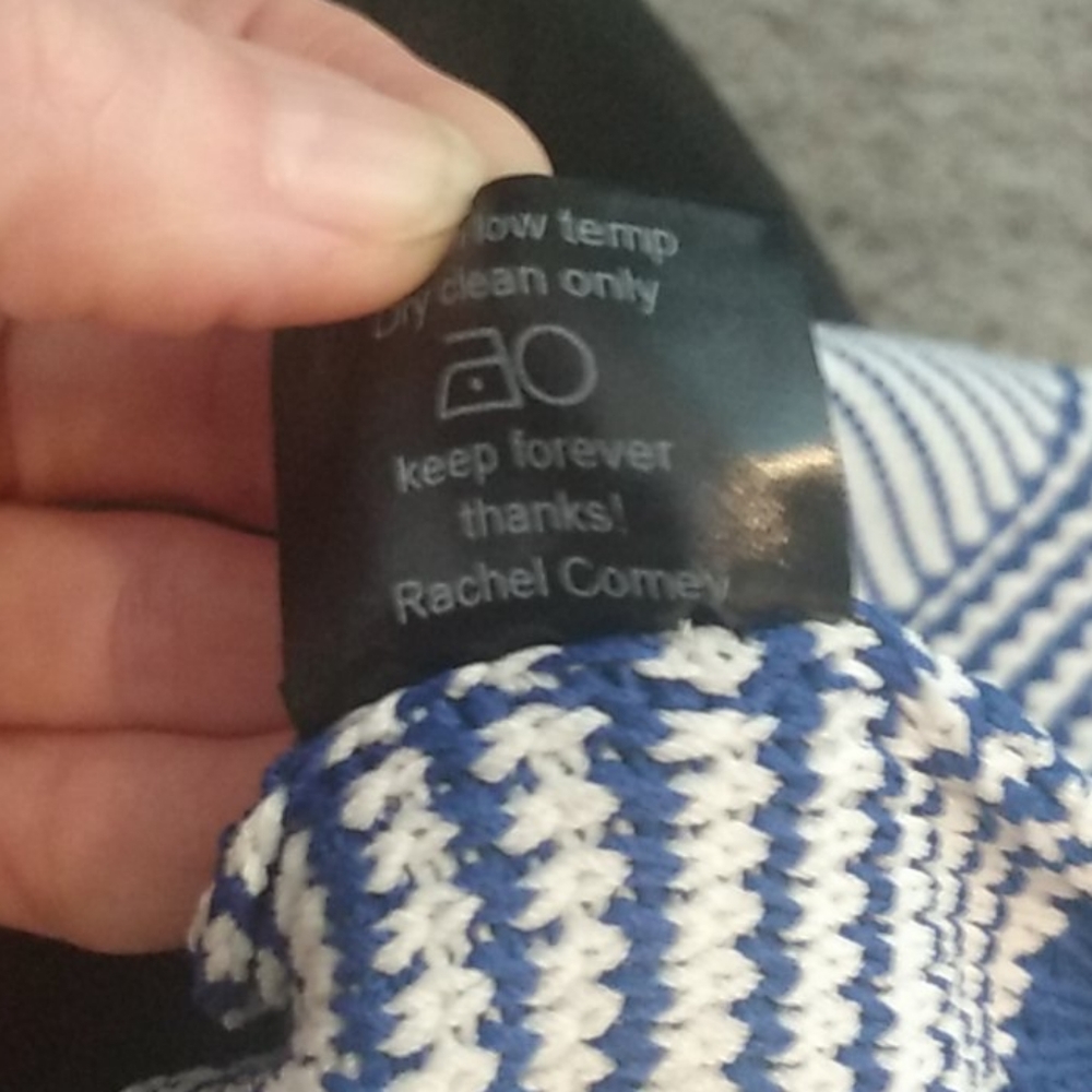 NWOT Rachel Comey blue & white striped sweater - Picture 7 of 7